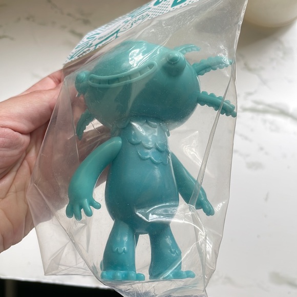 Gary Ham Wooper Looper Figure Blue New in Signed Bag Chauskoskis - Picture 2 of 9